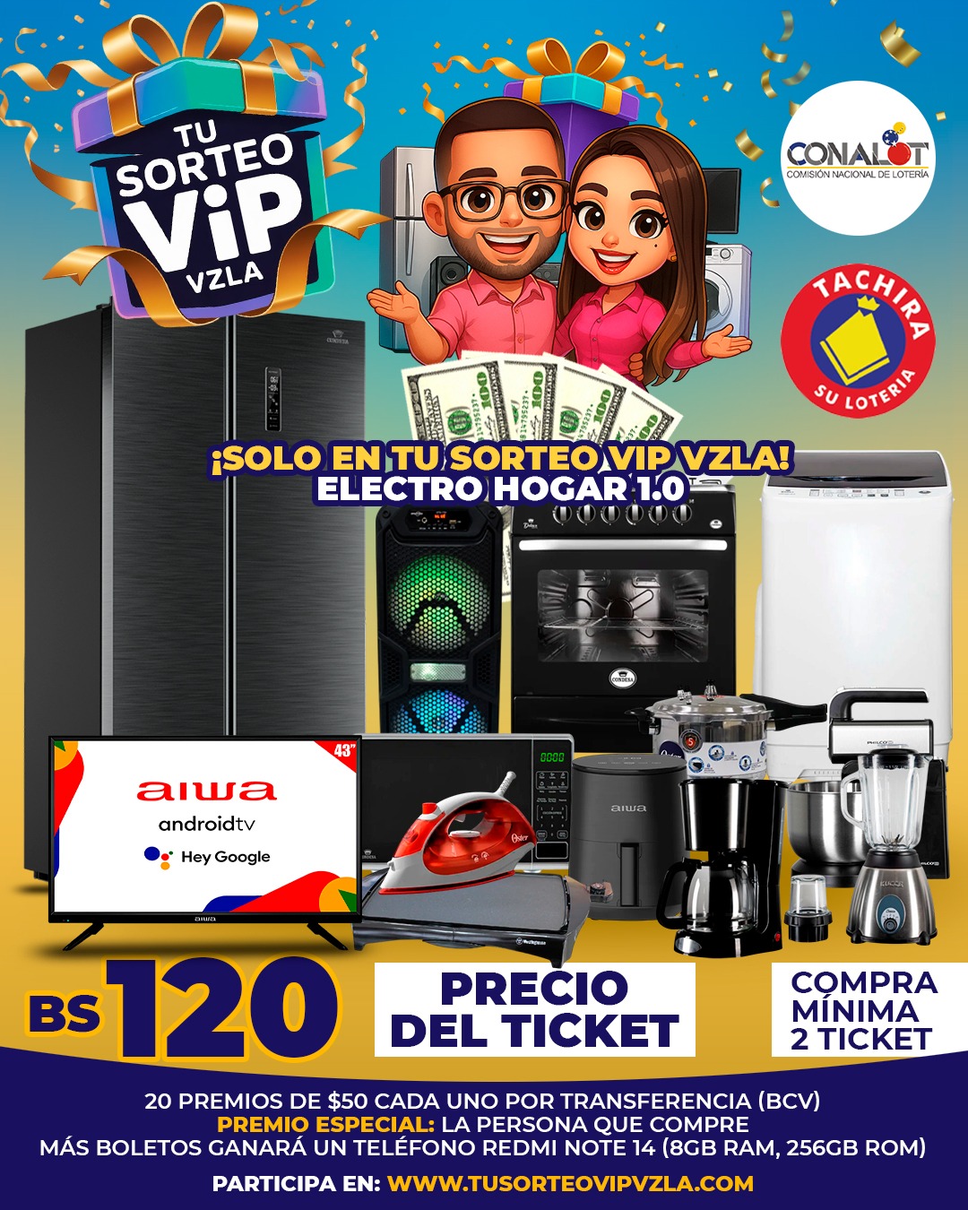 Nuevo flyer - Equipa tu hogar con tu sorteo VIP Venezuela Nuevo flyer - Equipa tu hogar con tu sorteo VIP Venezuela